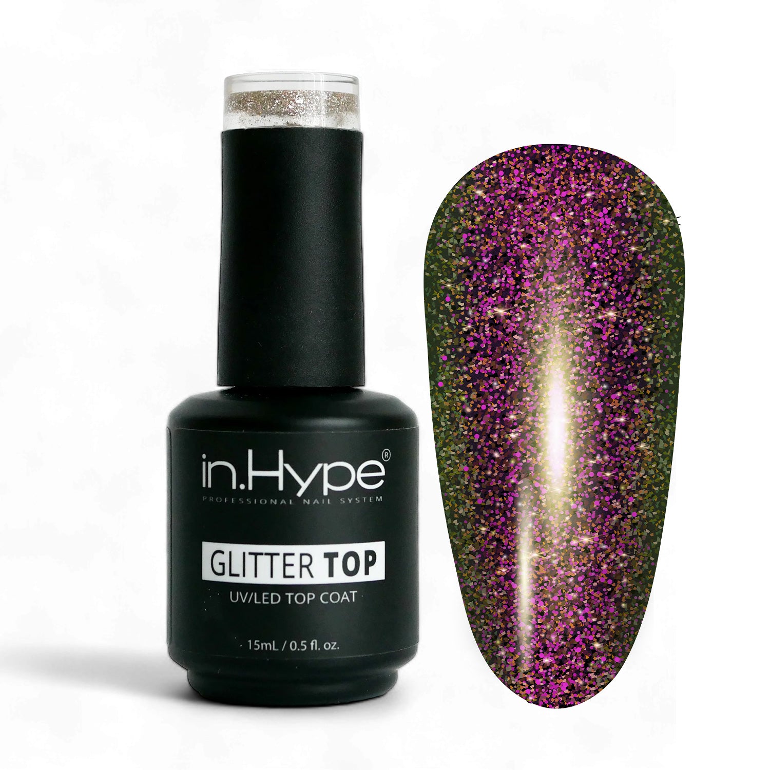 Glitter Top Coat Aurora Pearl – Nails