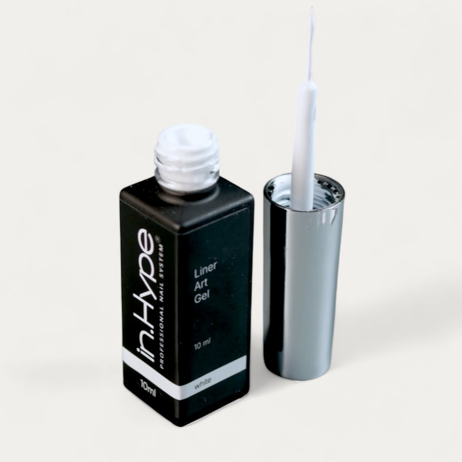 Art Line Gel French White with Liner Brush