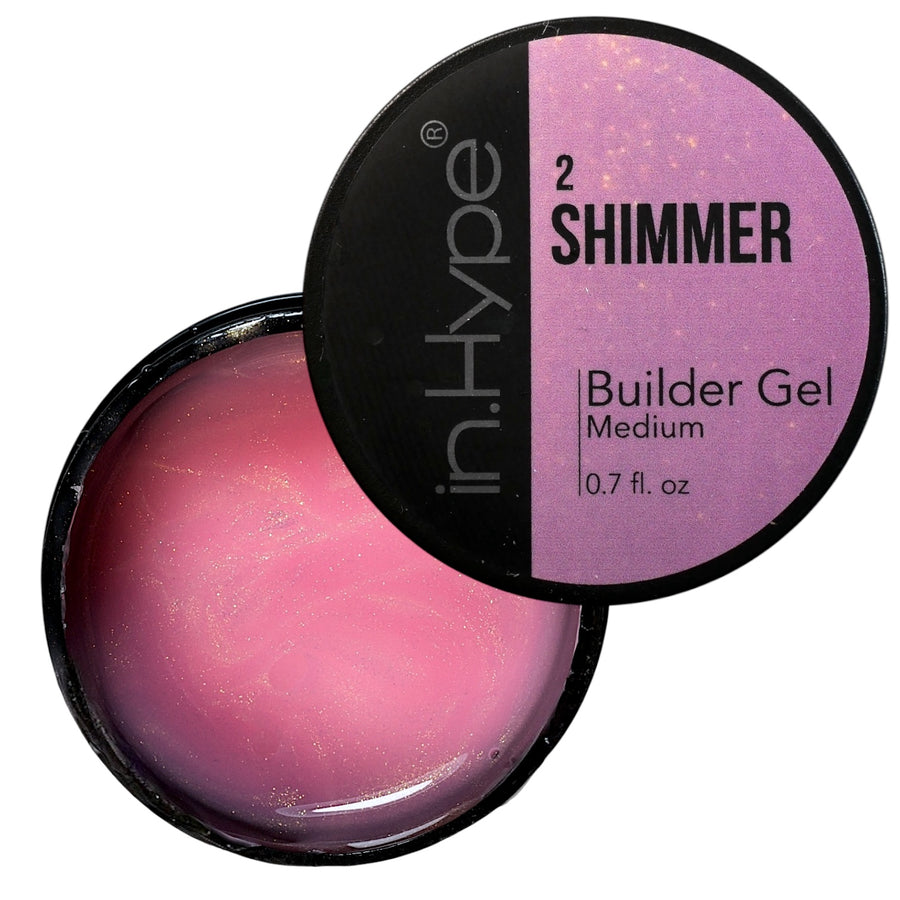 IN.Hype Shimmer Builder Gel - Luminesce  Pink#2