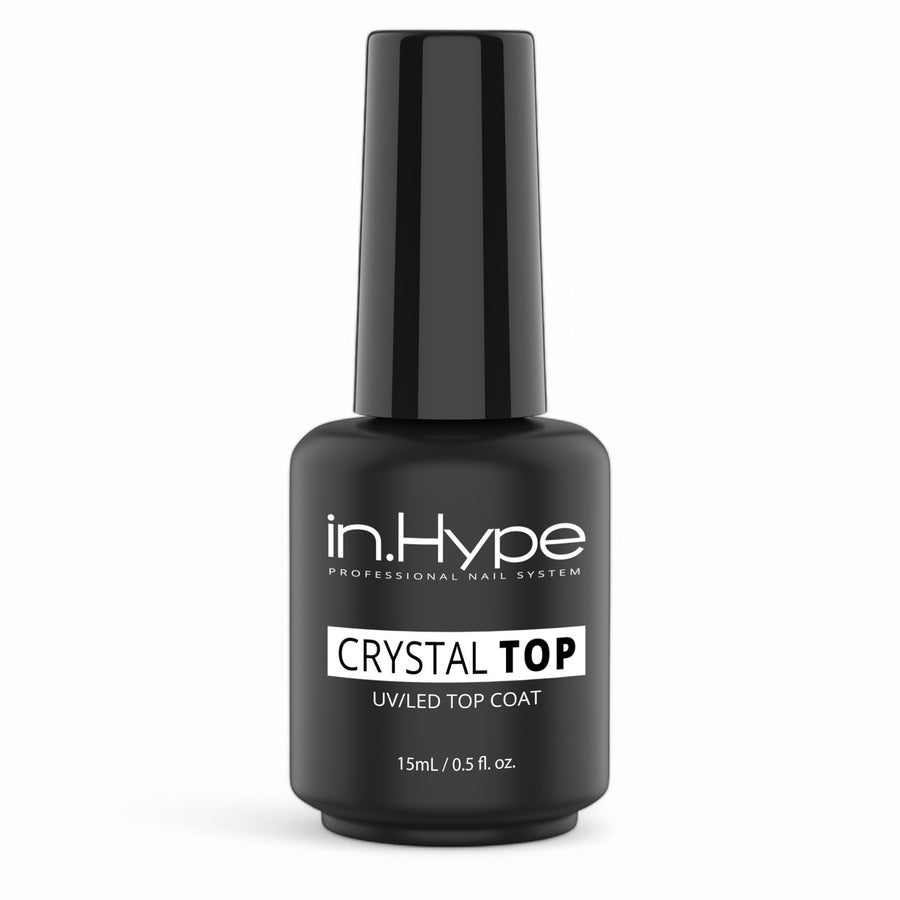 UV Top Coat Crystal for Black and Dark Colors /  without UV Filter. No wipe