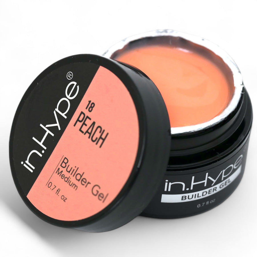 In.Hype Hard Builder Gel -  Peach #18