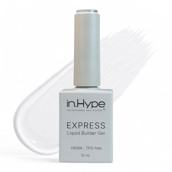 Express Gel. Liquid Builder Gel in a Bottle - Clear