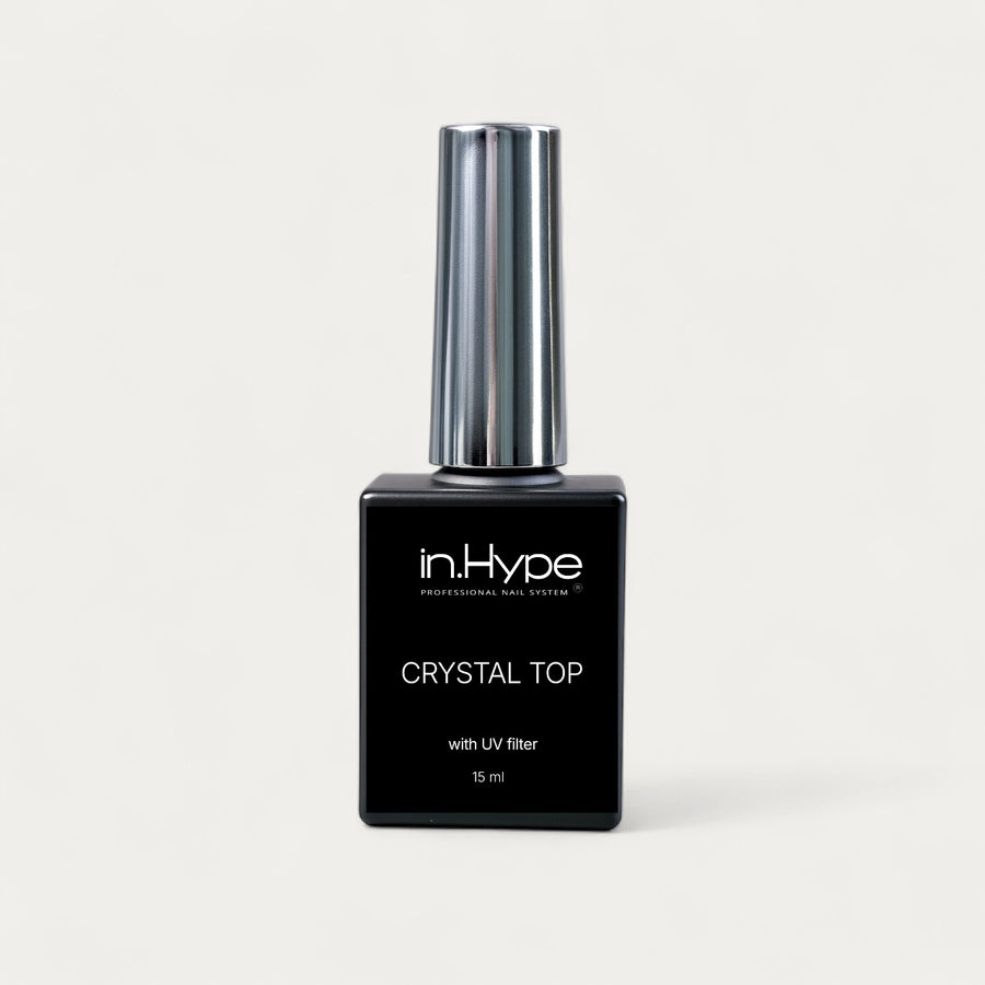 UV Top Coat Crystal Clear with UV Filter. No wipe