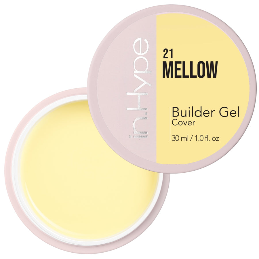 In.Hype Hard Builder Gel -  Mellow #21 buttery yellow