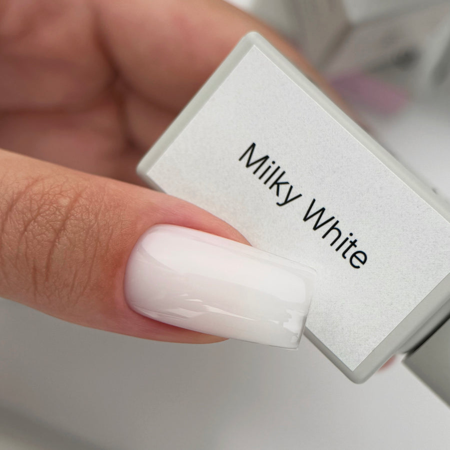 Express Gel. Liquid Builder Gel in a Bottle - Milky White