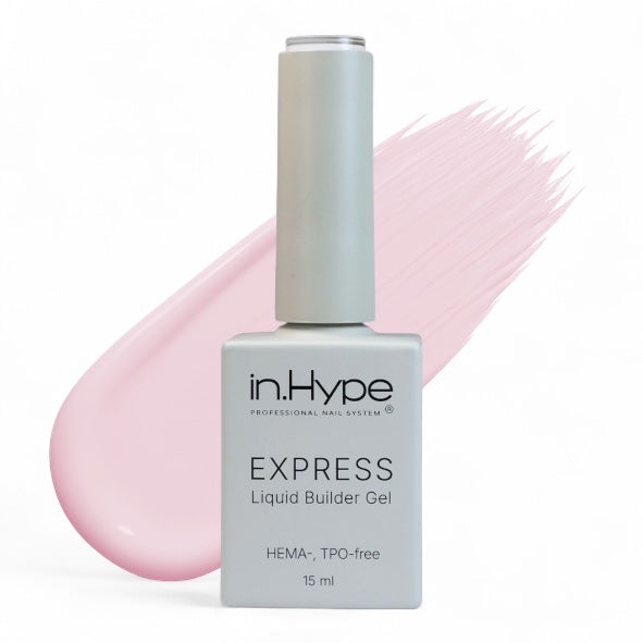 Express Gel. Liquid Builder Gel in a Bottle - Baby Pink