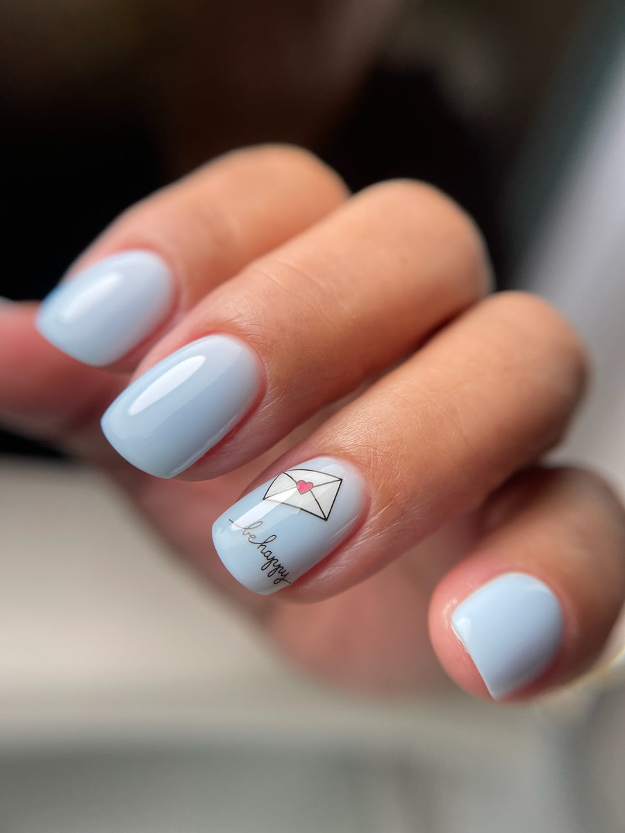 Elegant Nude Geometric Nail Design