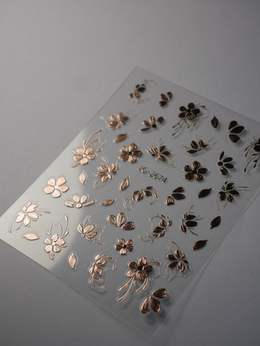 Nail Art Stickers Decals  Fall Leaves #2