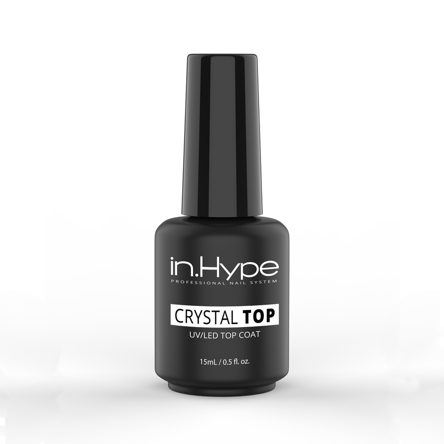 UV Top Coat Crystal for Black and Dark Colors /  without UV Filter. No wipe