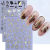 Nail Art Stickers Decals  Fall Leaves #1 3 sheets