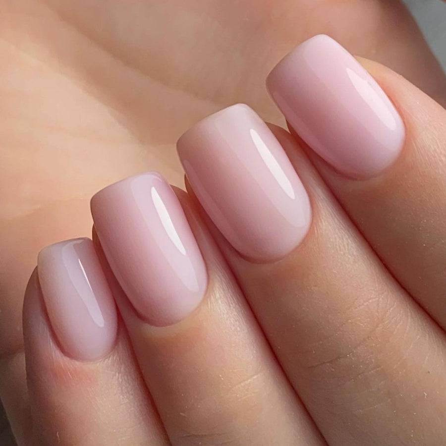 light pink nails